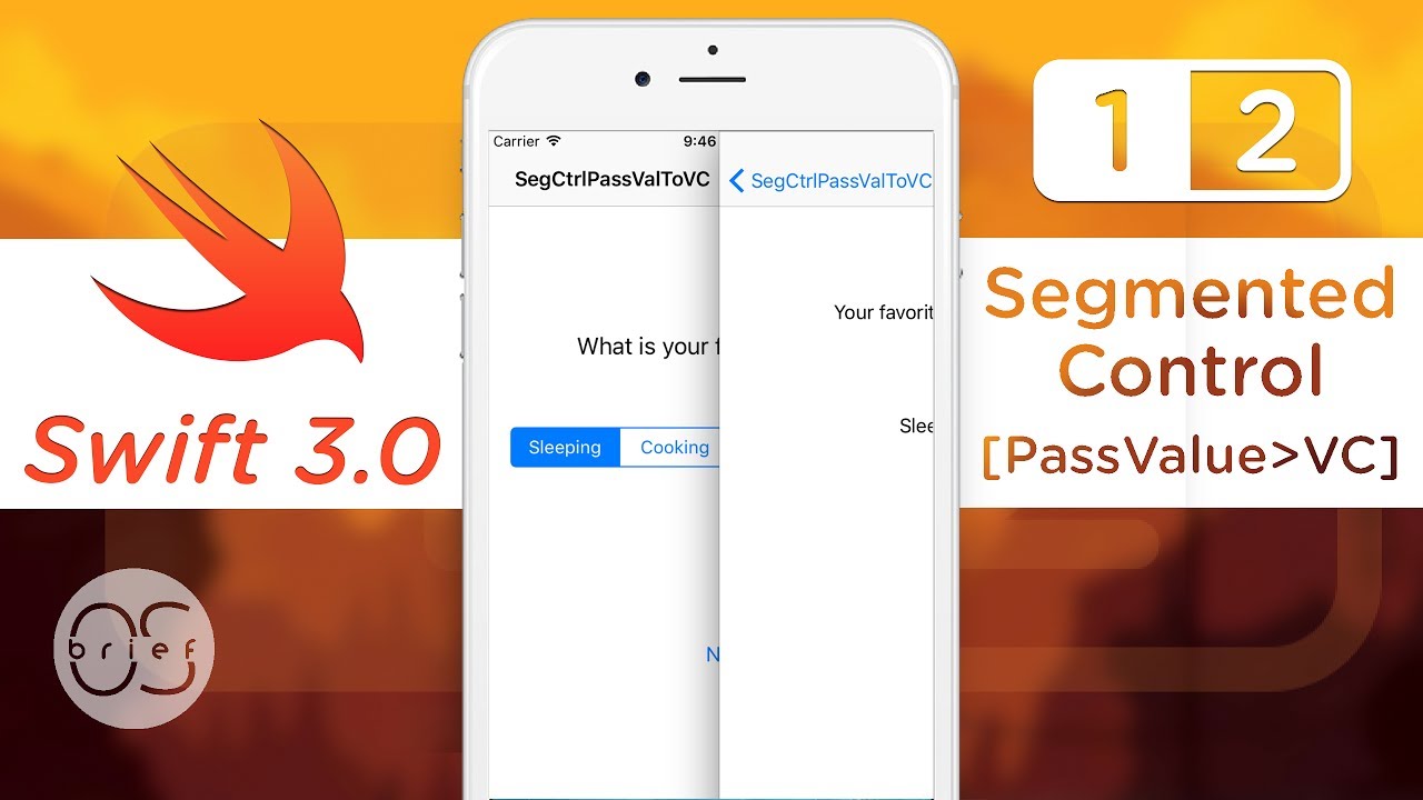 SegmentedControl - Pass Value to VC : Swift 3