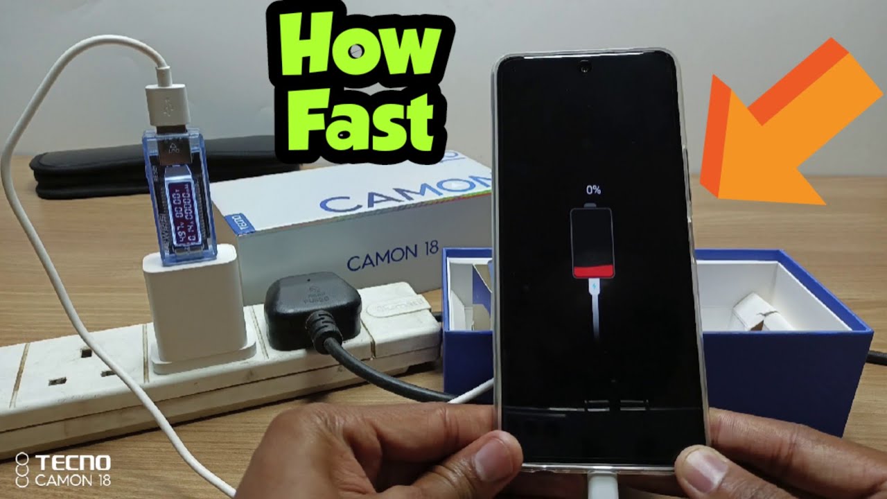 Tecno Camon 18 Charging Time Experiment