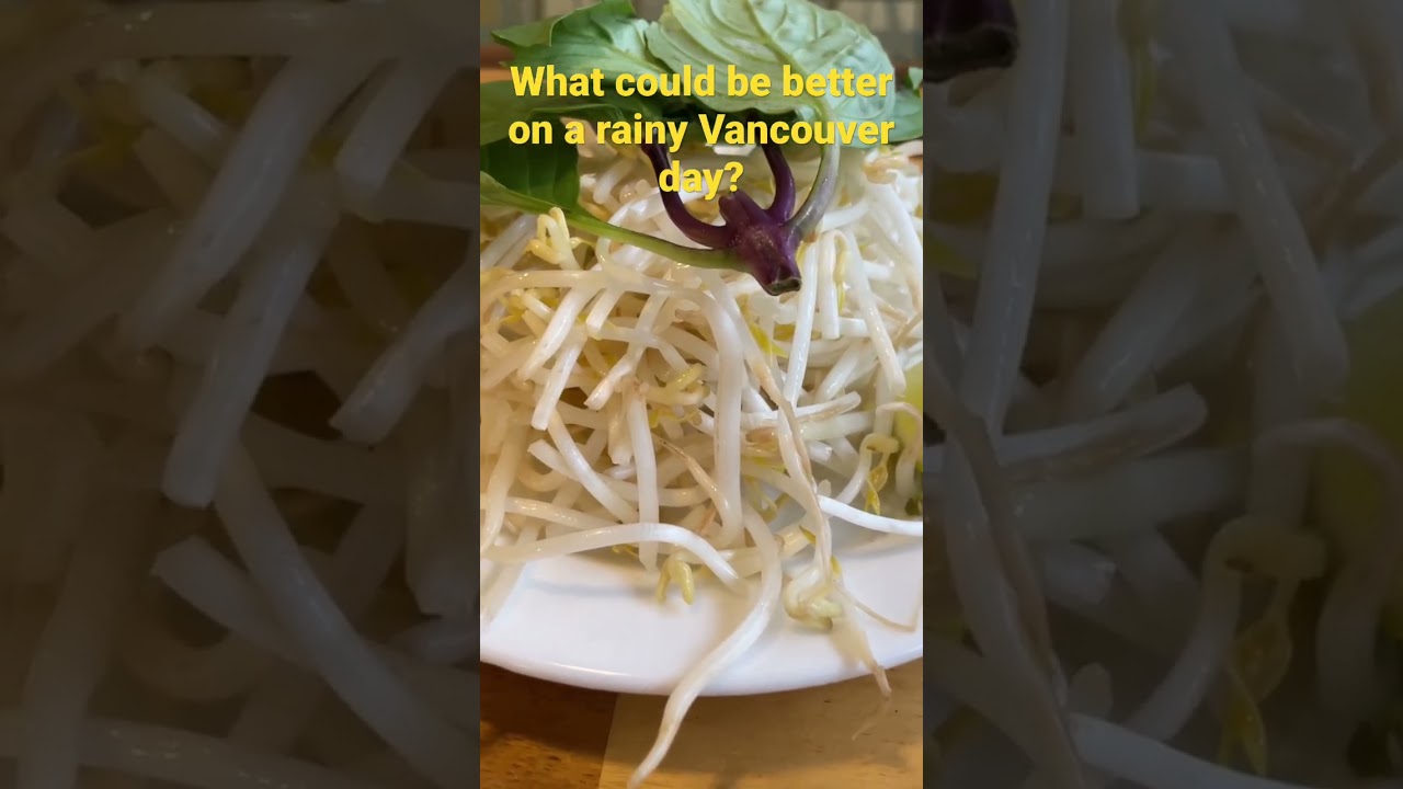 Pho on a cold rainy day in Vancouver. What could be better? #pho #soup #comfortfood #warm