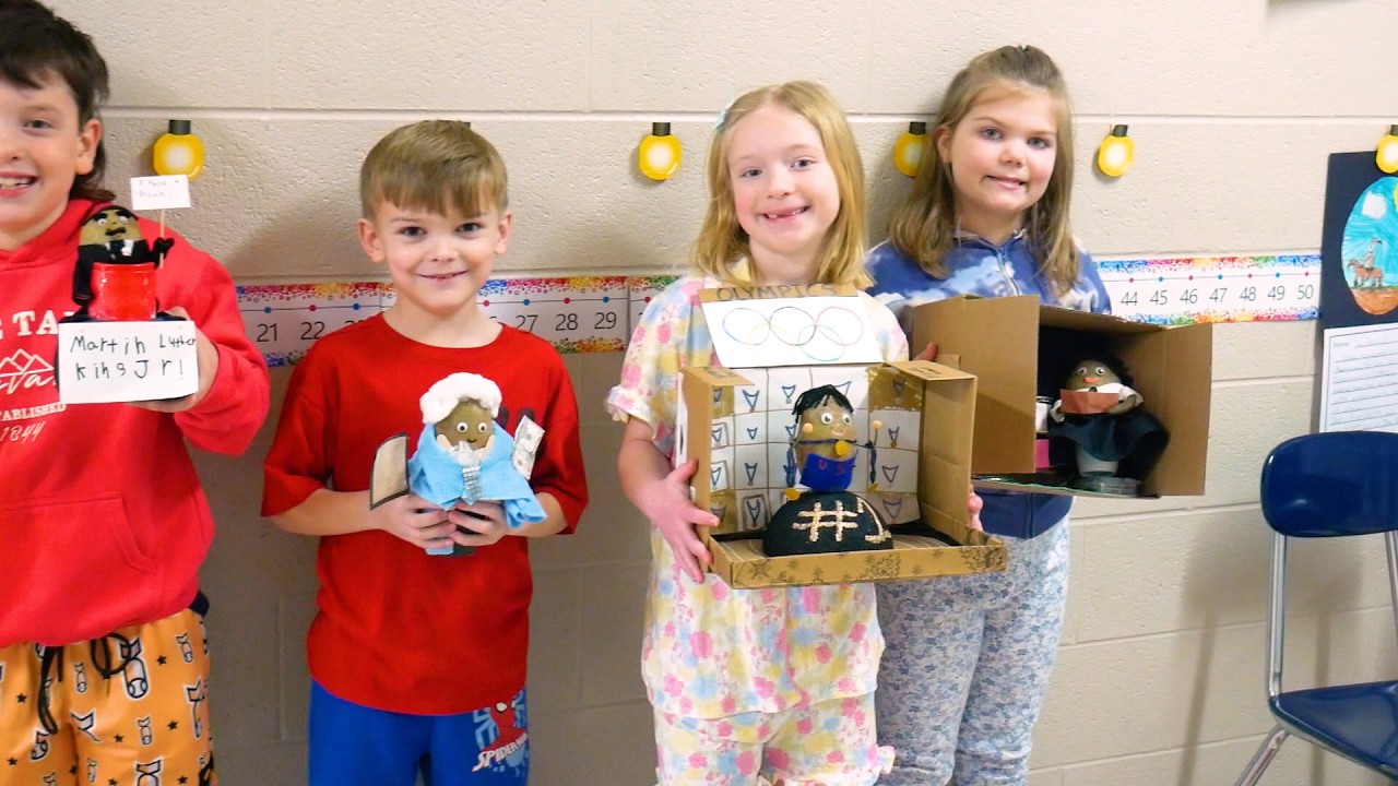 Longview Students Turn Potatoes Into Famous Americans!