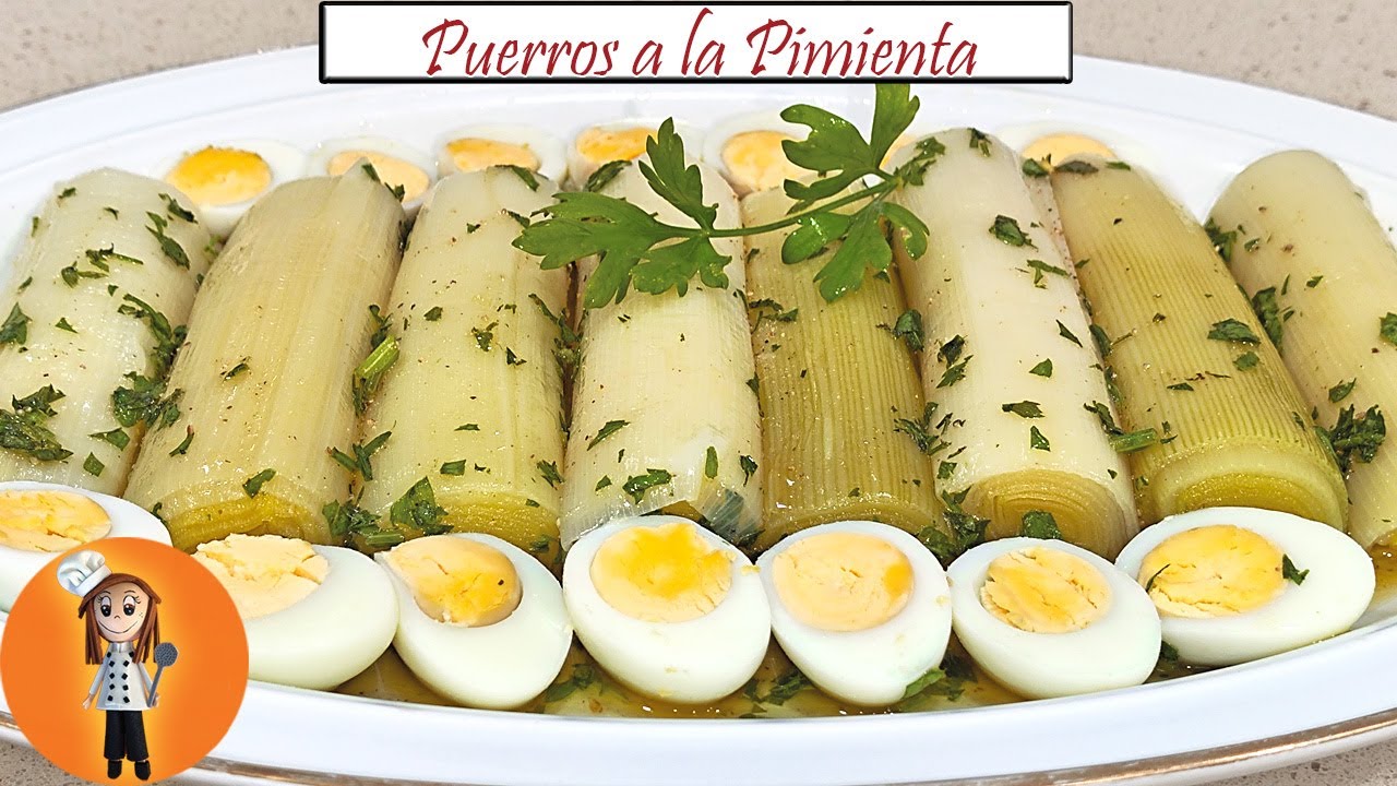 Puerros a la Pimienta | Receta de Cocina en Familia