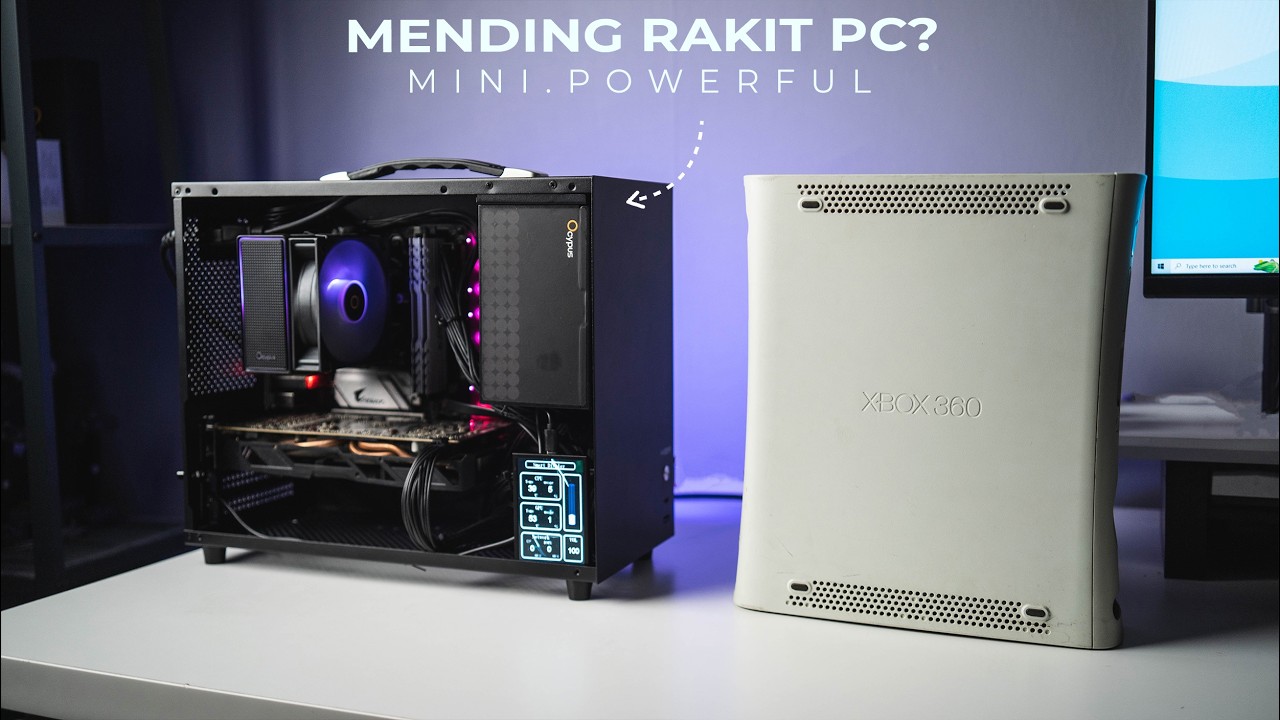 Rakit Mini PC 5 jt-an sekecil konsol gaming ! (Ocypus Gamma P650, VBR-M3 case)