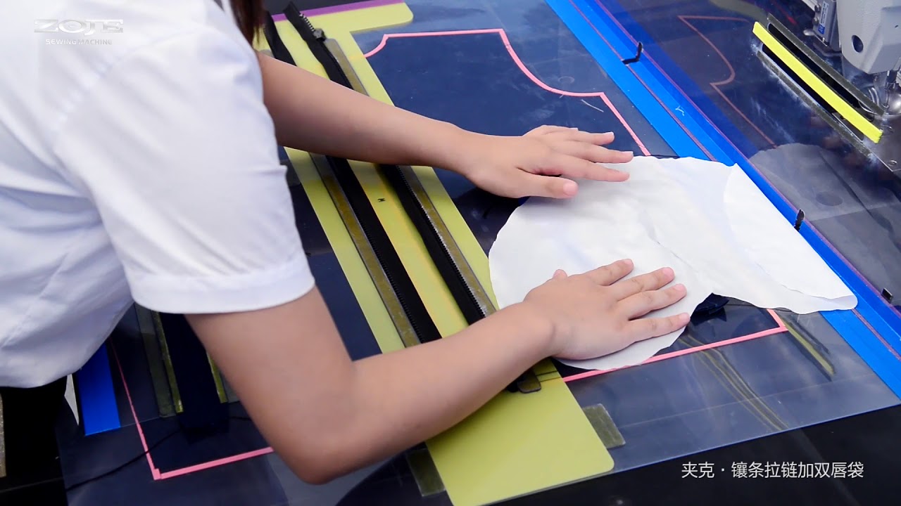 Pattern sewing machine jacket