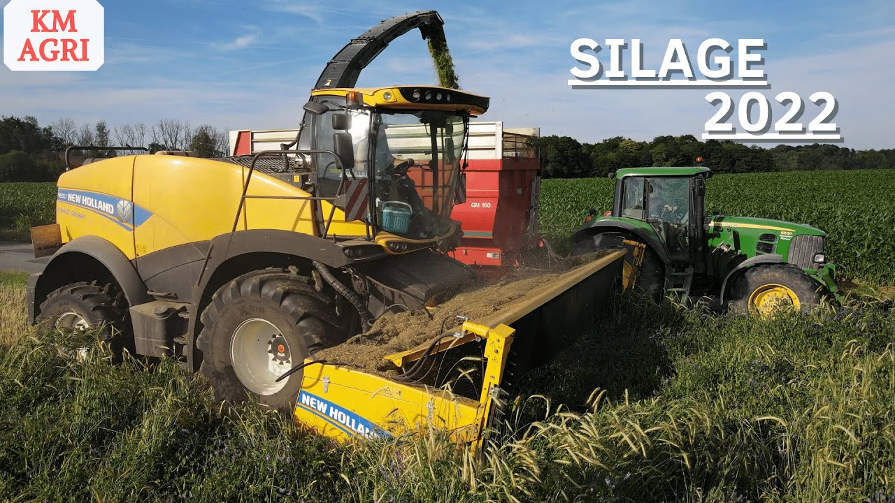 ENSILAGE 2022 en COUPE DIRECTE 🍀 !! NEW HOLLAND FR 550 FORAGE CRUISER 💪 !