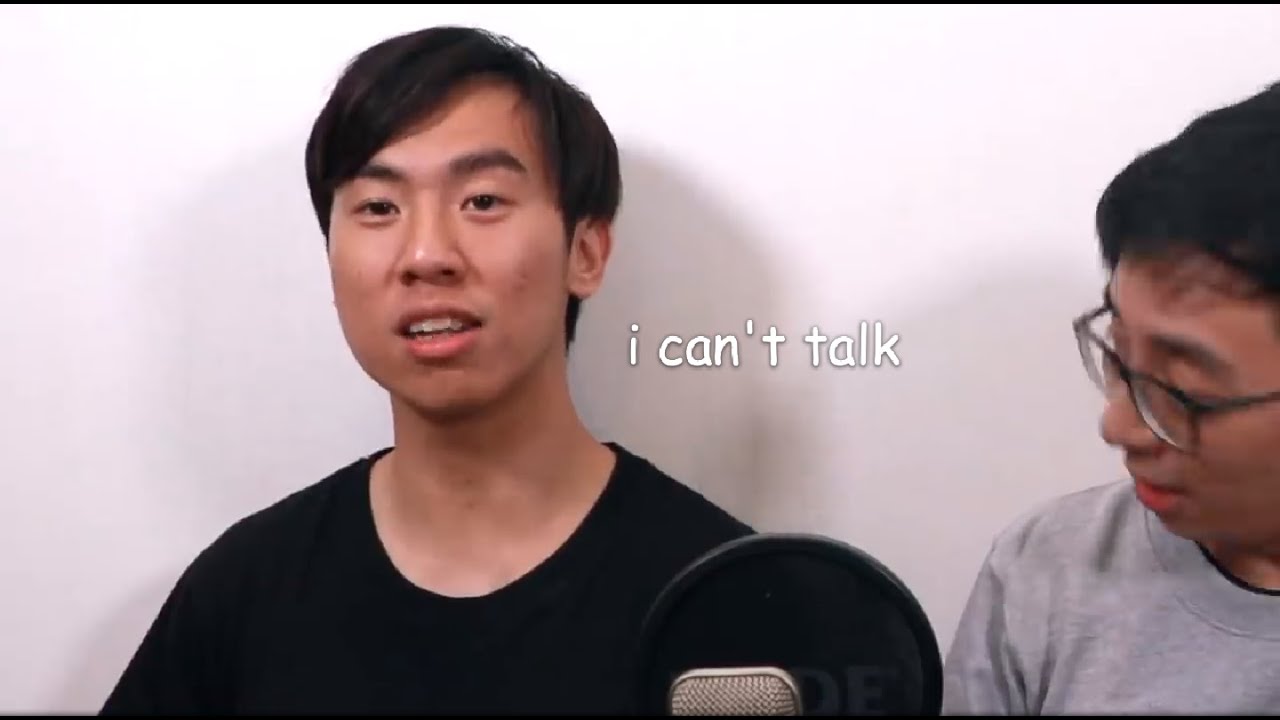 TwoSetViolin struggling to speak for 6 more minutes straight