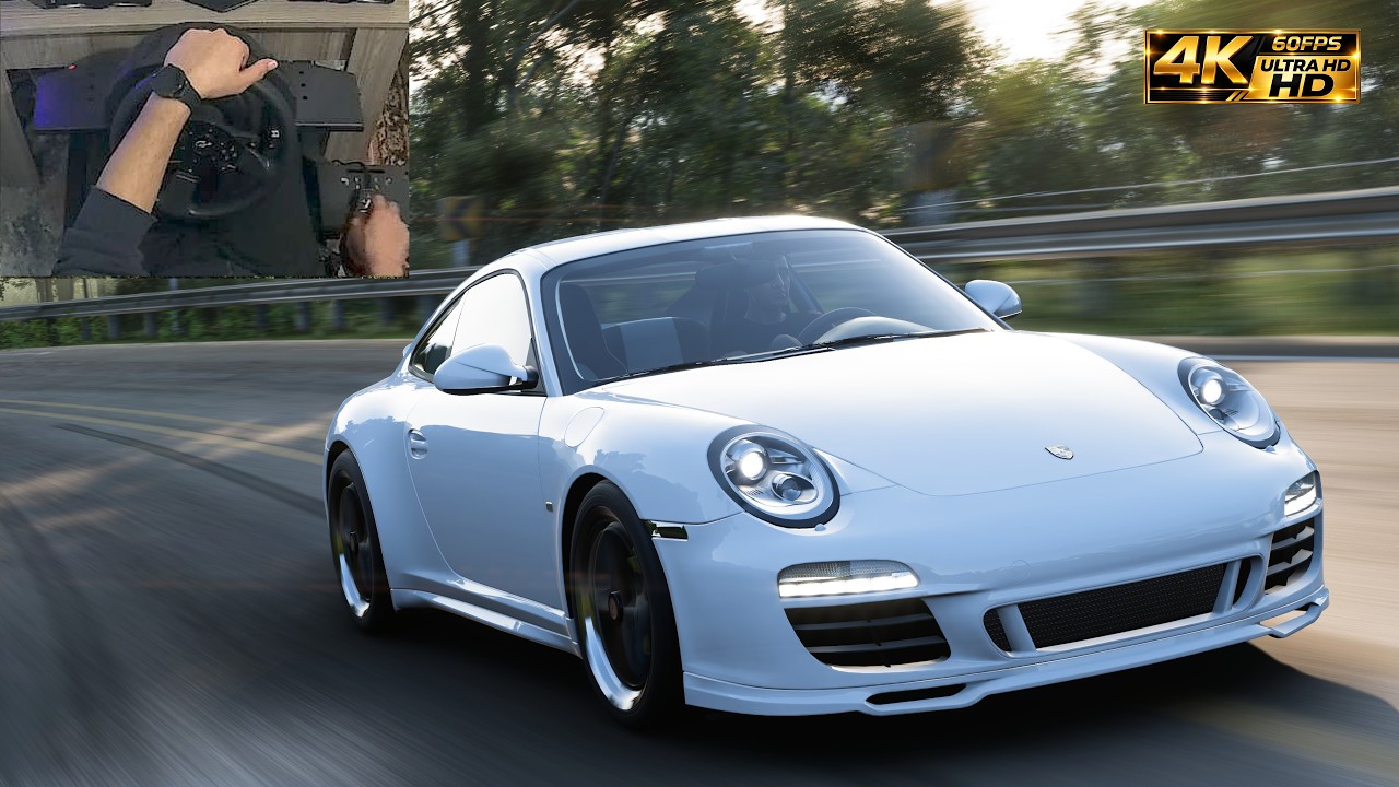Porsche 911 GT3 Wheel Gameplay | Forza Horizon | Thrustmaster T300RS GT