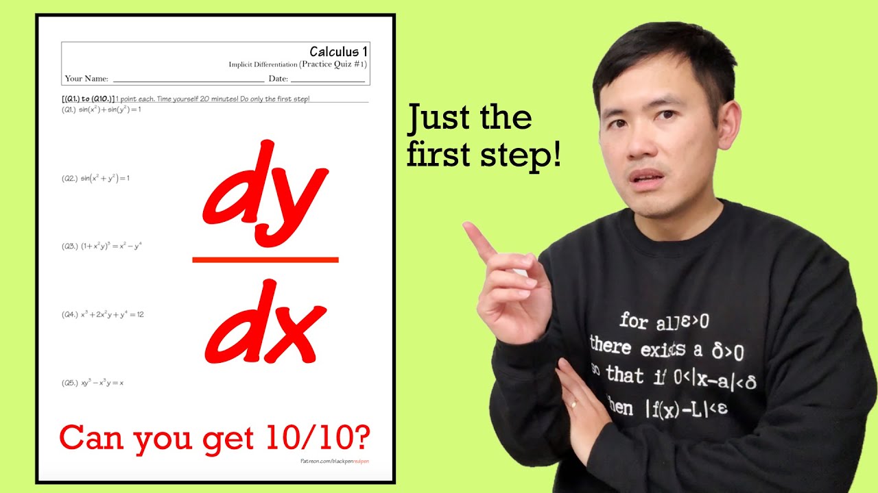 Do this to master implicit differentiation!