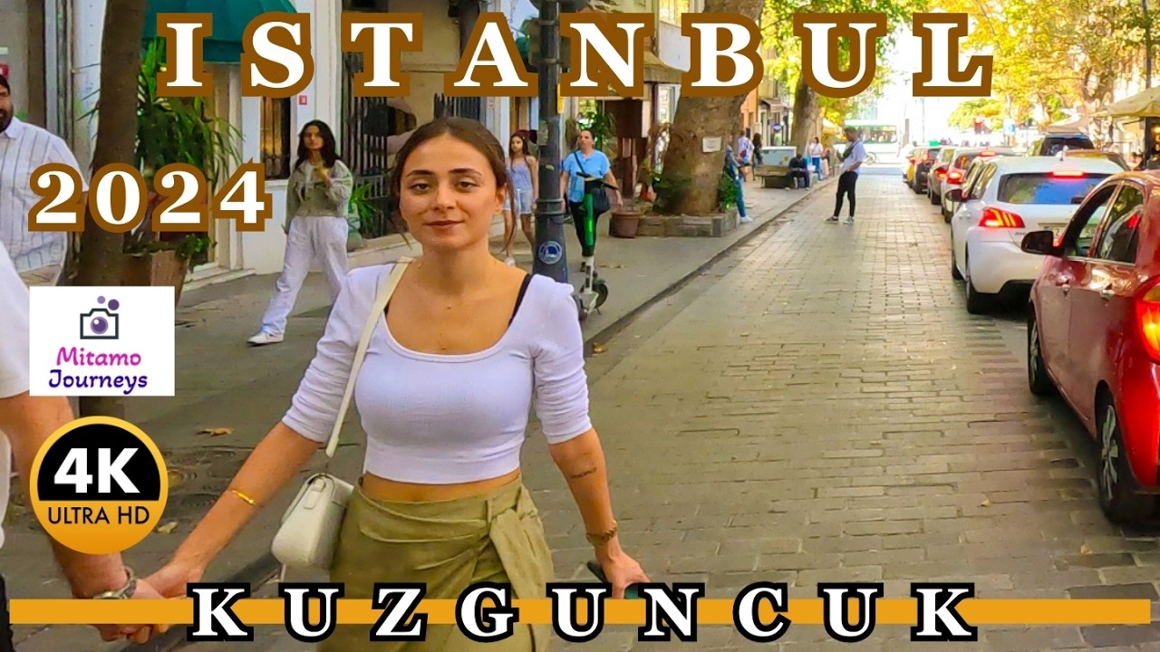 Istanbul Kuzguncuk 4K Walking Tour | Bosphorus Views, Cozy Cafes & Delicious Local Foods | Oct 2024