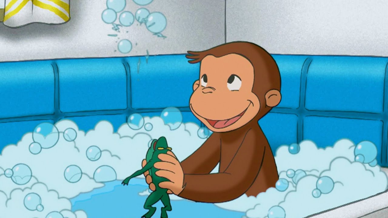 L'heure du bain avec George 🐵 Georges le Petit Singe 🐵 Dessins Anim&eacute;s