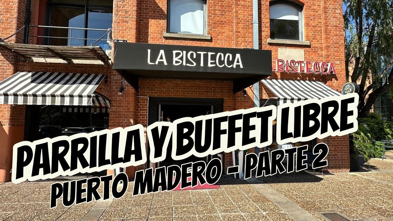 ASI DE RICO se COME en LA BISTECCA (Puerto Madero) - Parrilla, Pastas y más