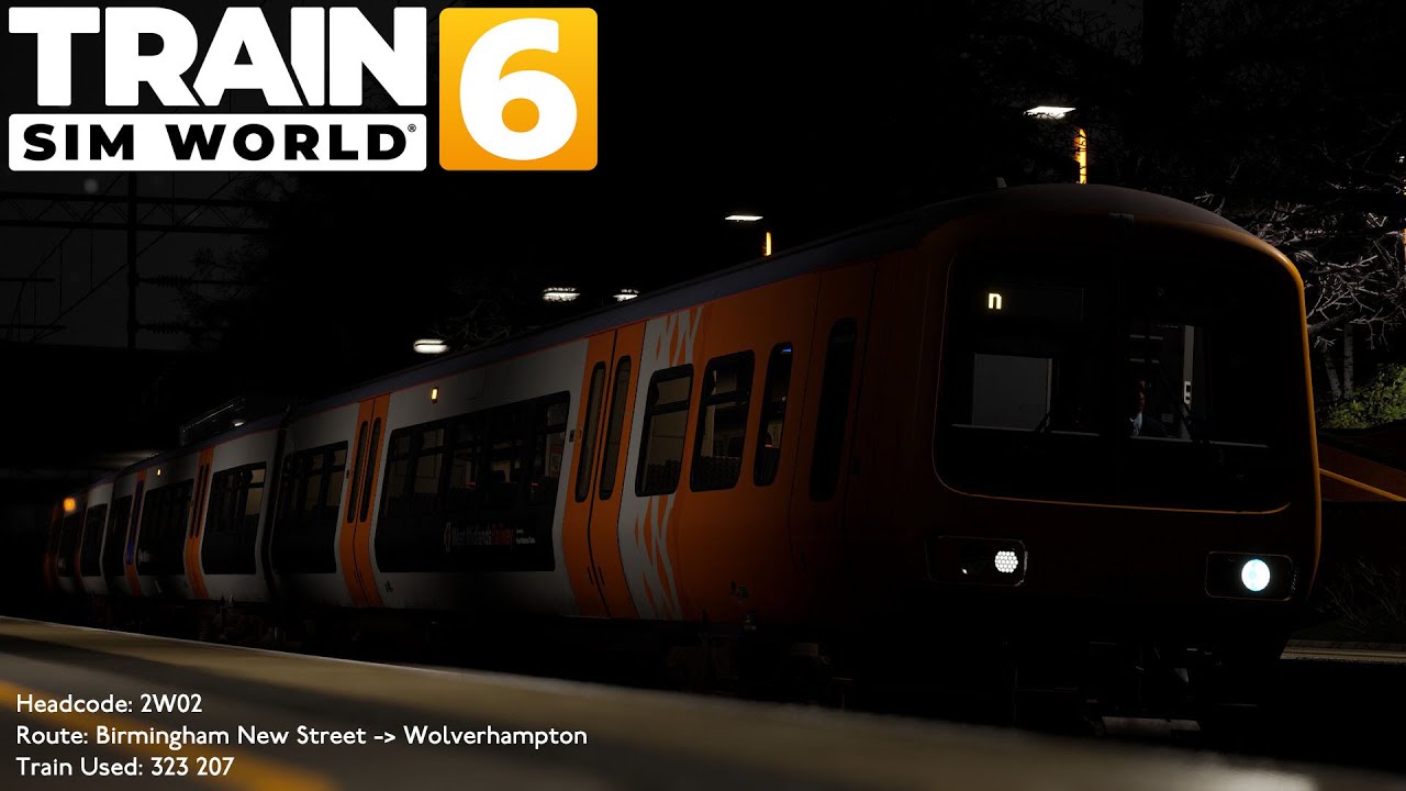 Train Sim World 6 - 2W02 Birmingham New Street → Wolverhampton (BR Class 323/2)