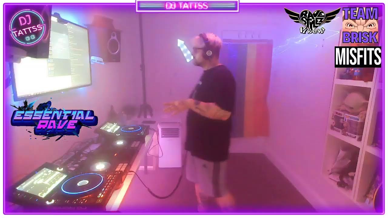 | Essential Rave With DJTattss | #teambrisk | Hardcore | Hardstyle | Epilepsy warning