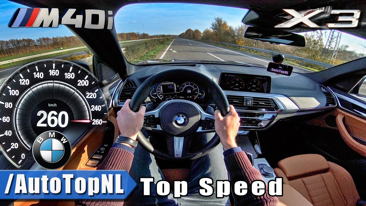 BMW X3 M40i AUTOBAHN POV | ACCELERATION & TOP SPEED | by AutoTopNL