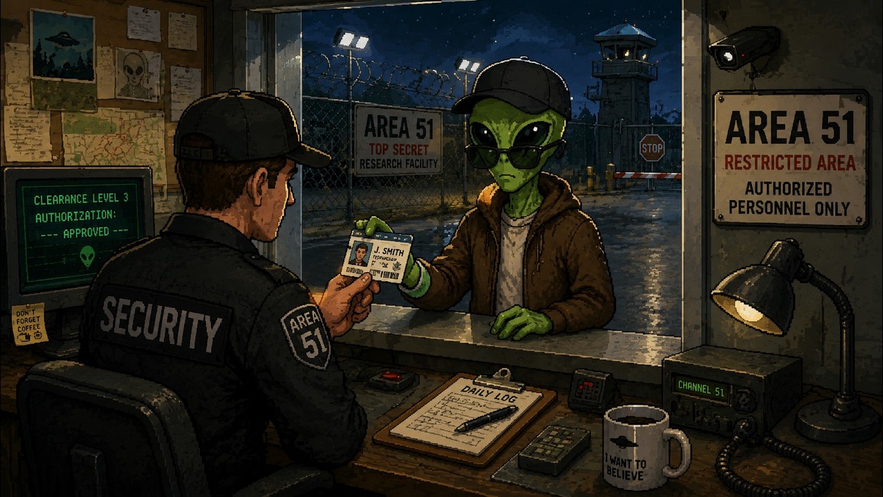 Меня наняли охранником в Зону 51 | Геймплей Security 51 (плейтест)