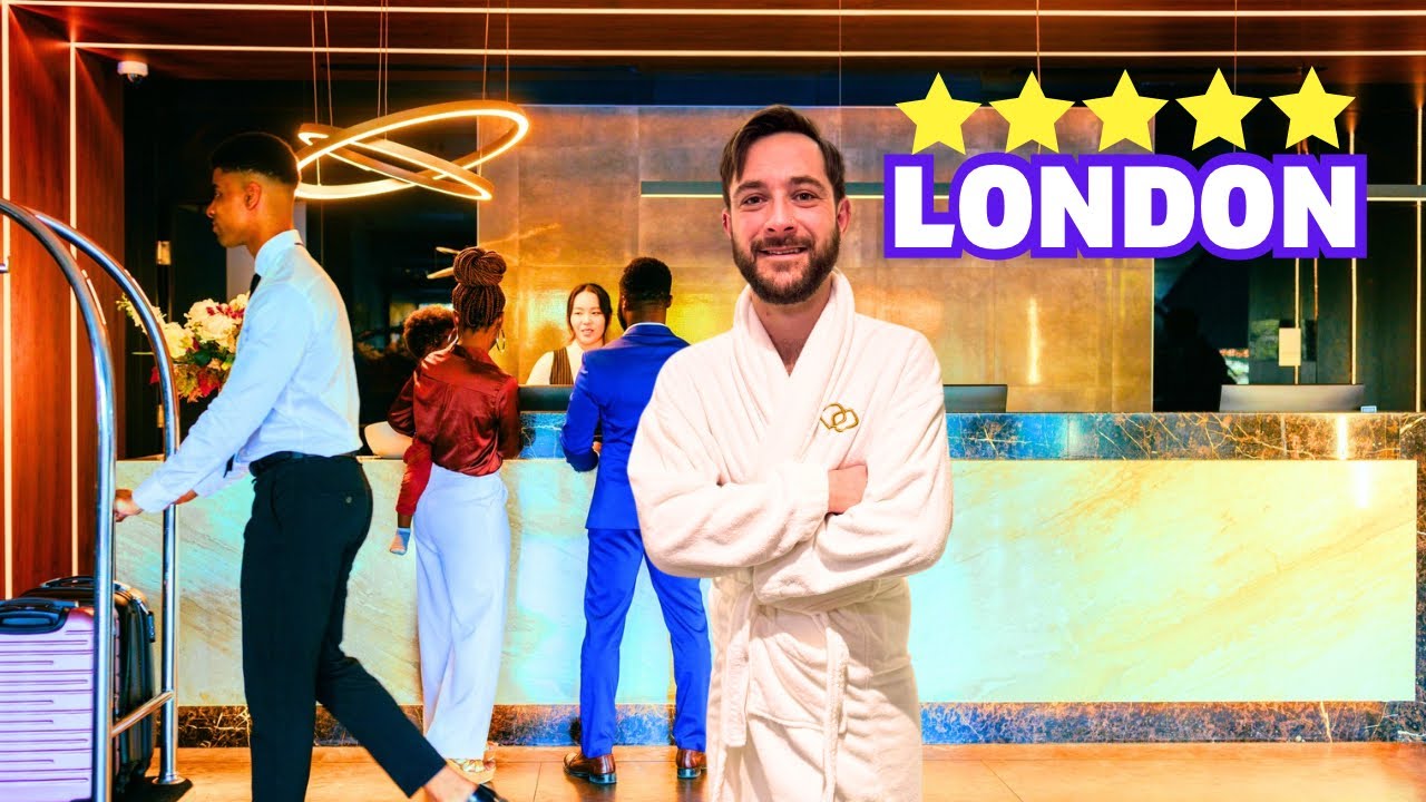 Inside London's 5 STAR Airport Hotel ⭐️ We Were SHOCKED 😮