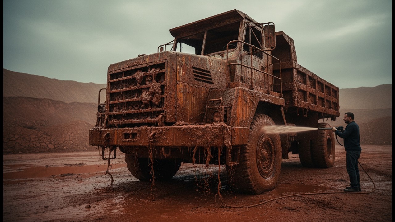 🔥 EXTREME Clay Pit Mud Cleanup 🚿 | Nightmare Muddy Truck Wash ASMR Satisfaction
