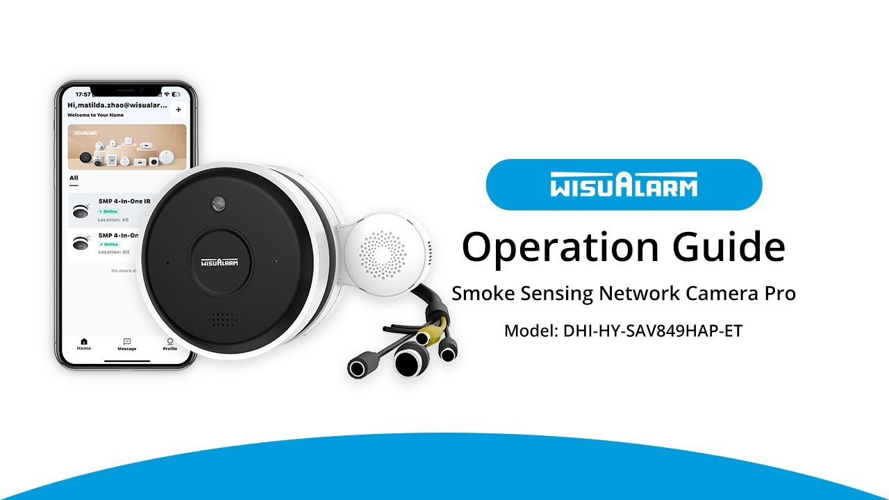Smoke Sensing Network Camera Pro ----Setup & Operation Guide