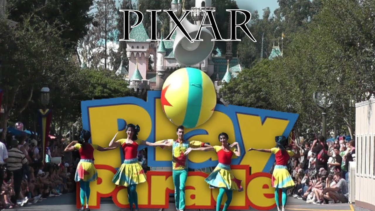 Pixar Play Parade - Disneyland - HD