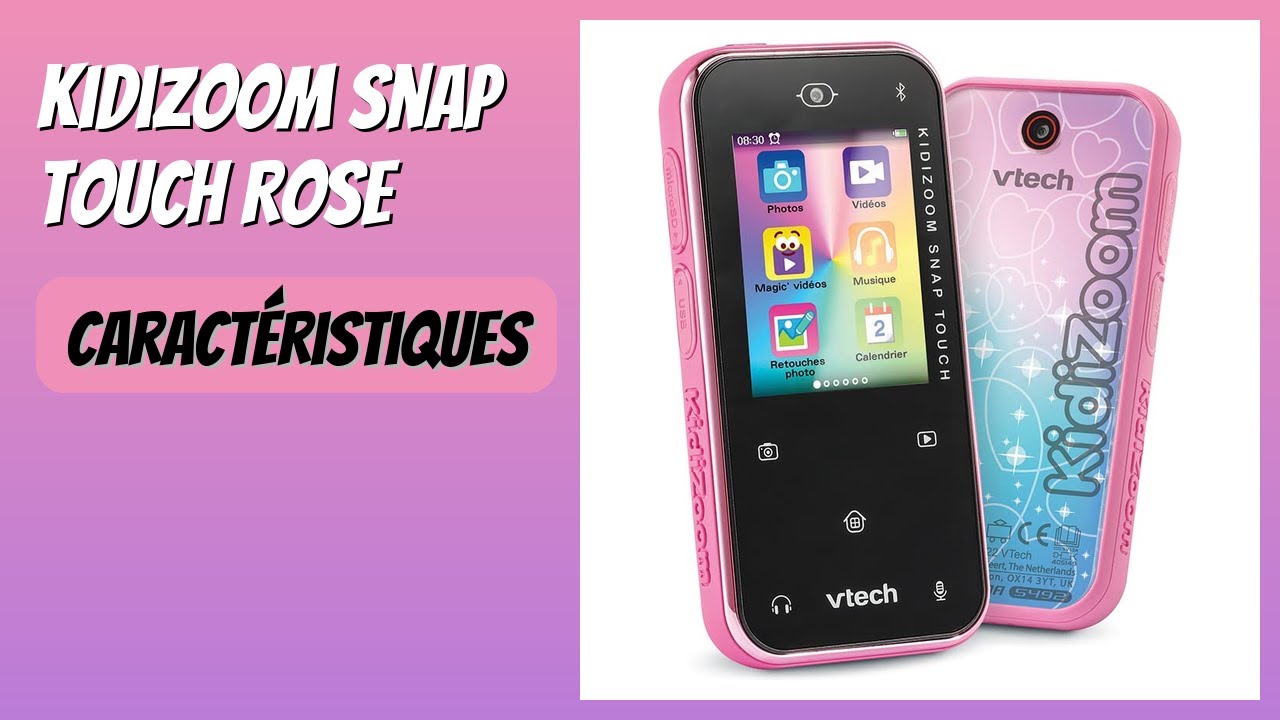 AVIS (2025) : KidiZoom Snap Touch Rose. DÉTAILS
