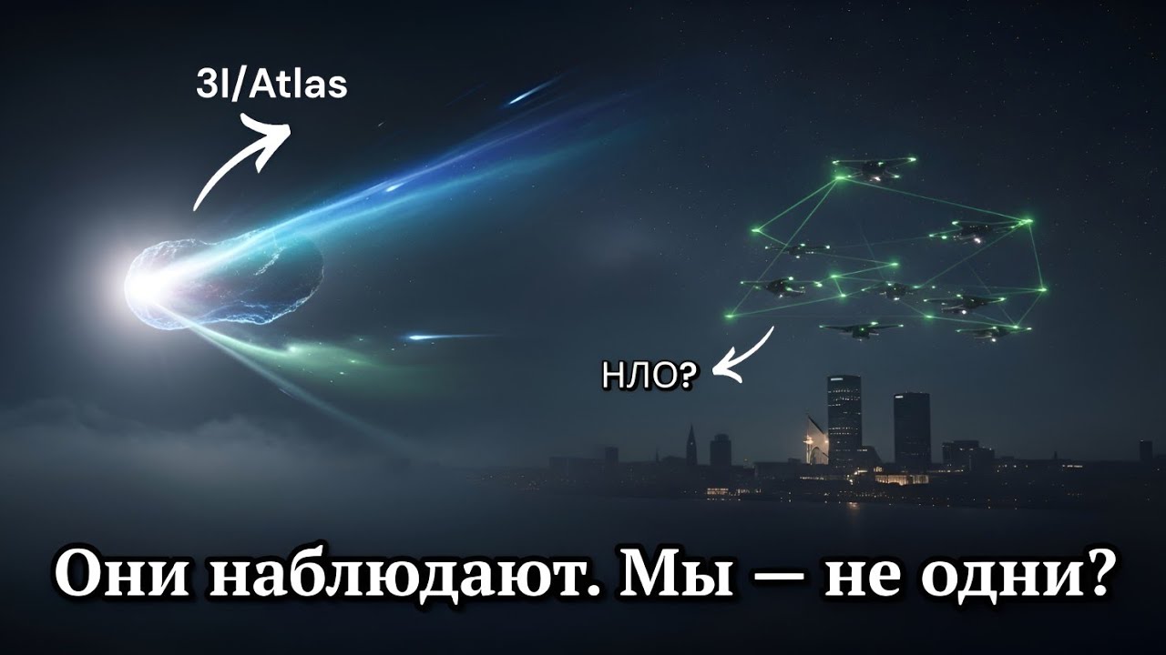 3I/ATLAS: НЛО или КОМЕТА? + МАССОВЫЕ НАБЛЮДЕНИЯ В ЕВРОПЕ!