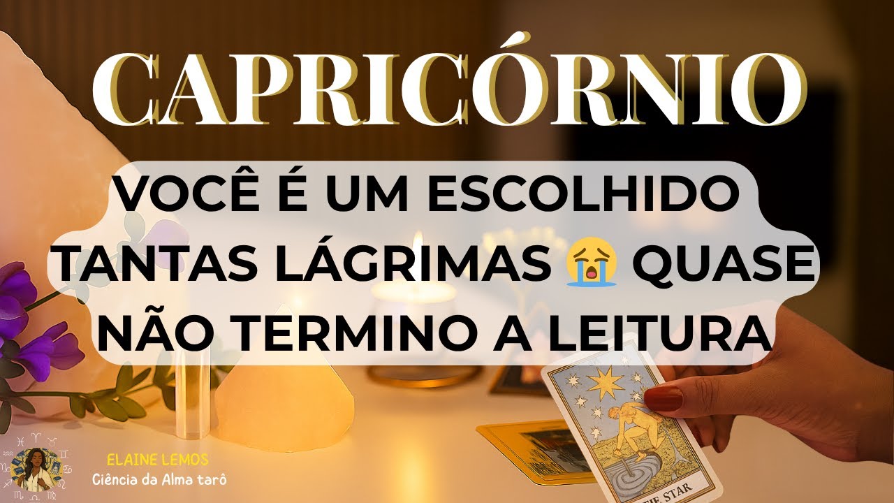 ♑️CAPRICÓRNIO😭Chorei ao saber a sua MISSÃO! Você é um ESCOLHIDO. Lindo demais! 🙏🏾✨✨✨✨✨