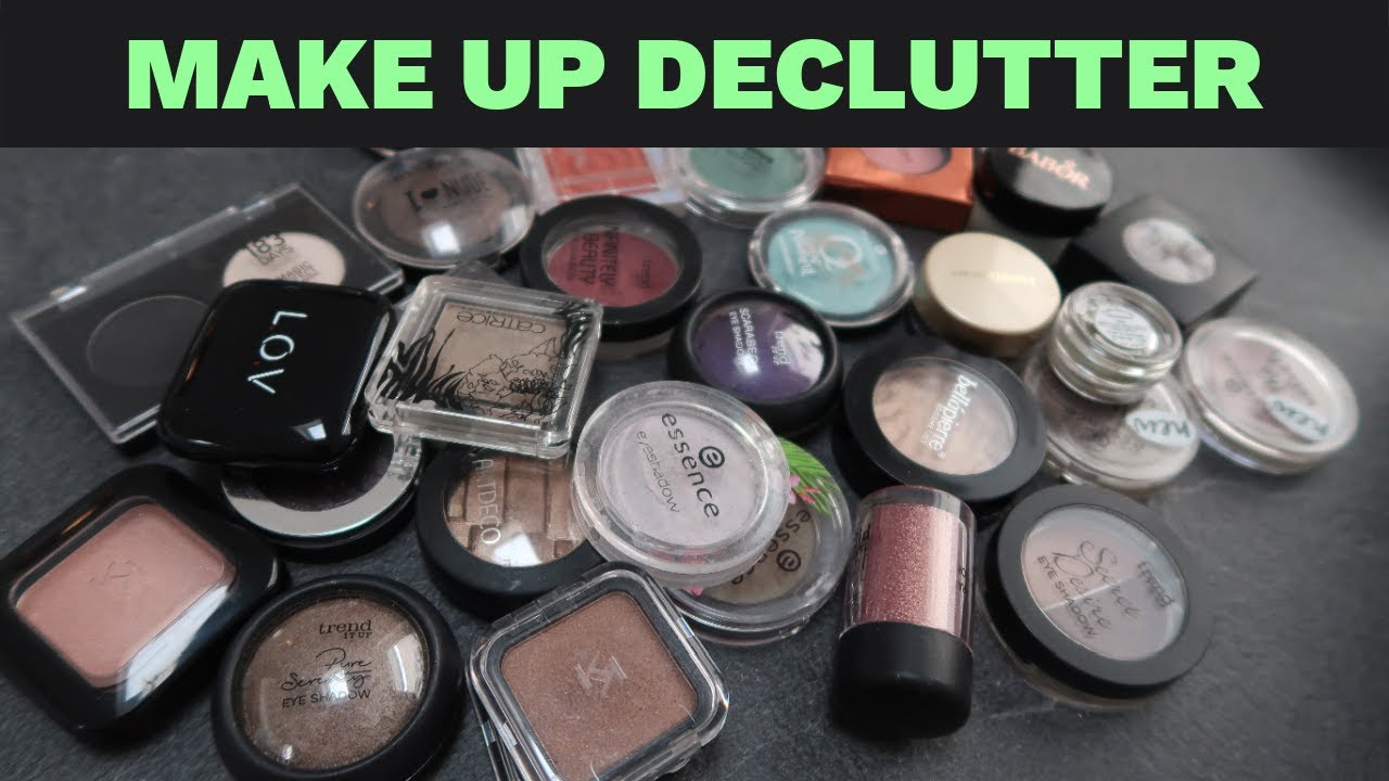 Mono Lidschatten aussortieren | Make Up Declutter