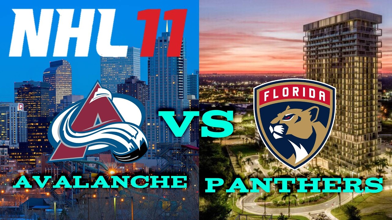 NHL 11 - Colorado Avalanche VS Florida Panthers