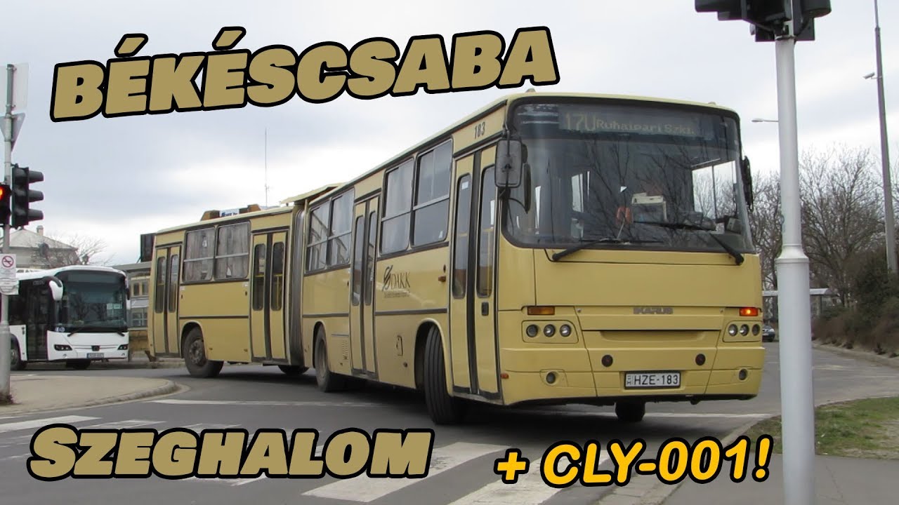Buszok Békéscsabán és Szeghalomban