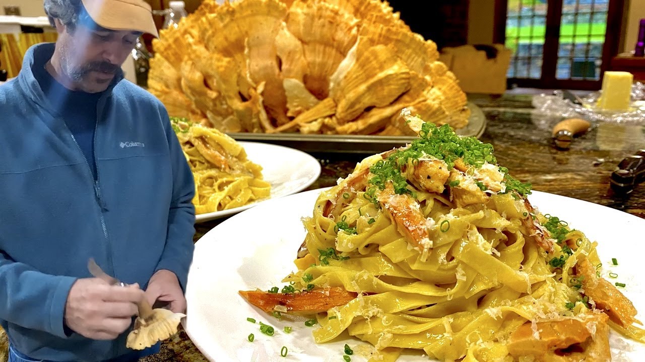Лучшая грибная паста CHICKEN OF THE WOODS | Выращивание грибов на ферме Woodland