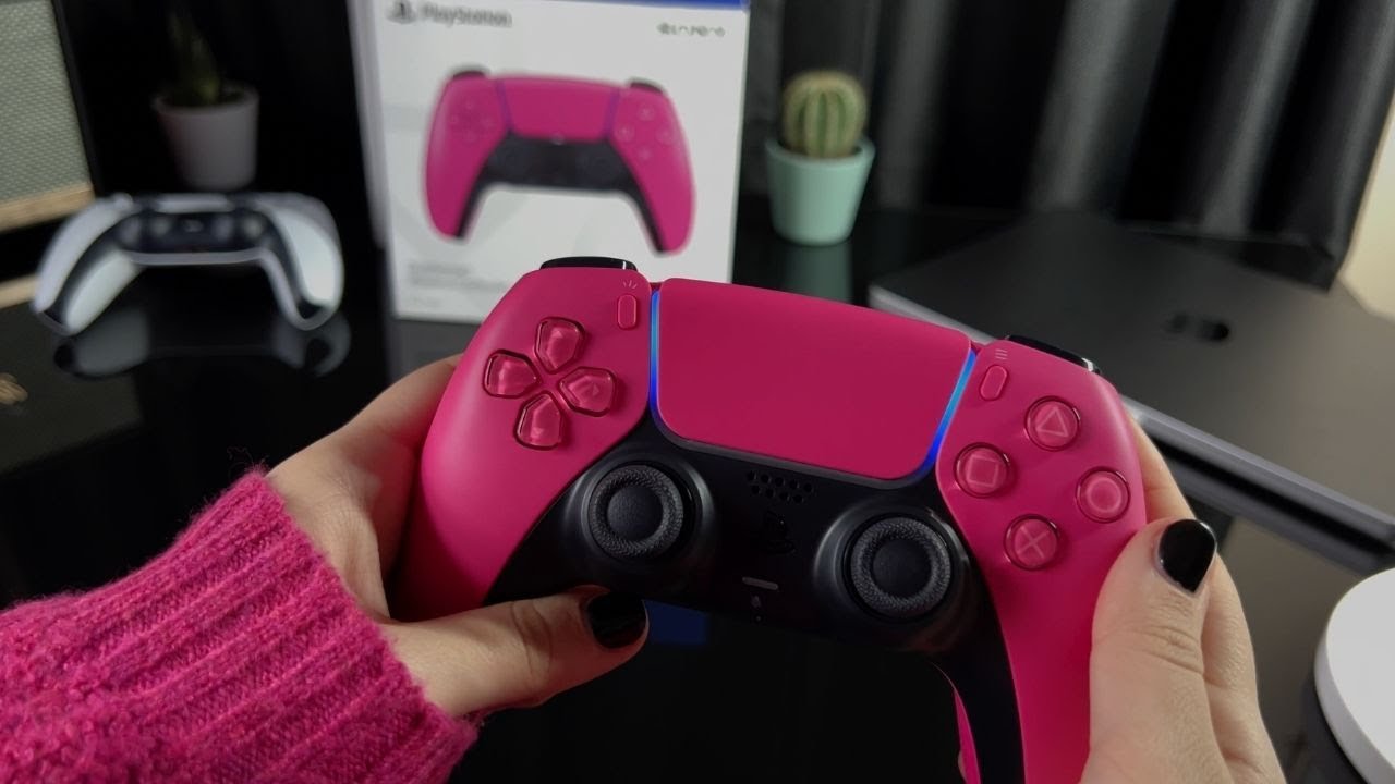 I Bought my Girl a Pink Ps5 Controller (Unboxing)
