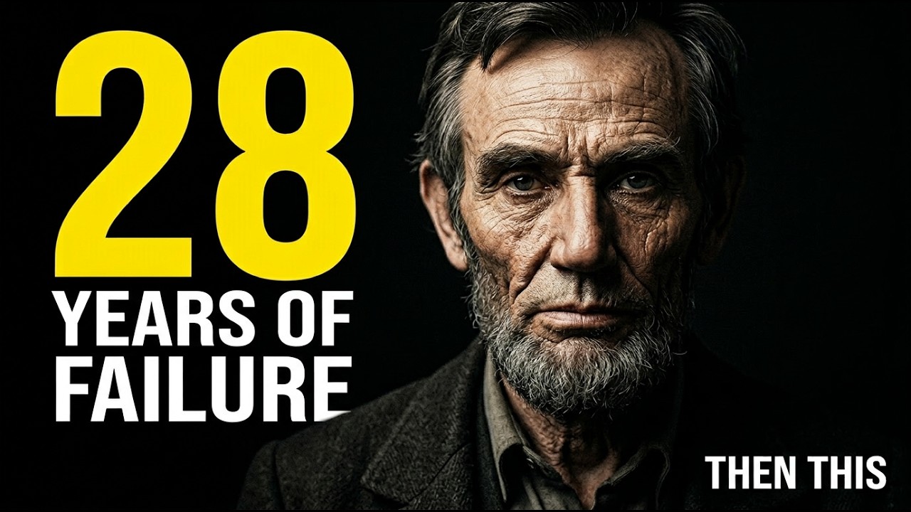 Lincoln Lost Everything for 28 Years&mdash;Then This Happened  Abraham Lincoln  28 years of failure
