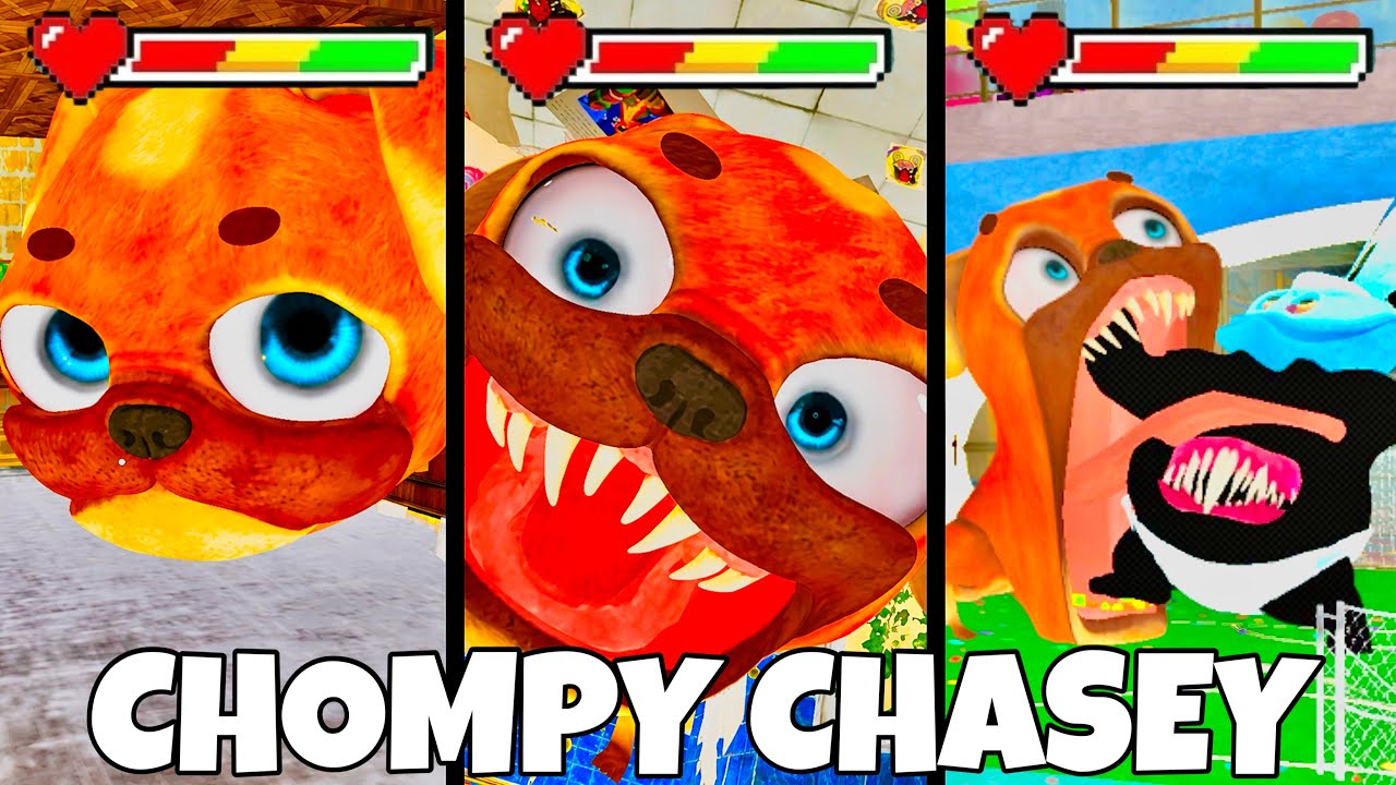 CHOMPY CHASEY ❗ ALL SCENES with HEALTHBARS & HEALPOINTS in BRIGHT MODE ❤️ ► Dark Pals: The 1st Floor