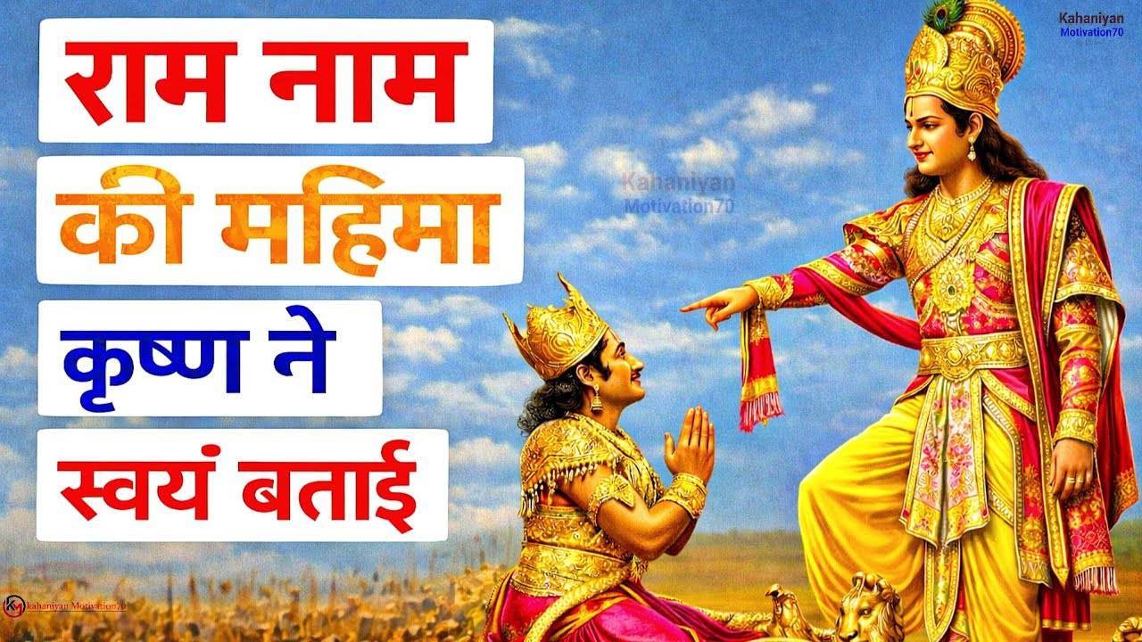 श्रीकृष्ण ने खुद क्यों कहा राम नाम सर्वोपरि है | राम नाम की महिमा | ram jaap #ram #krishna #ramnaam