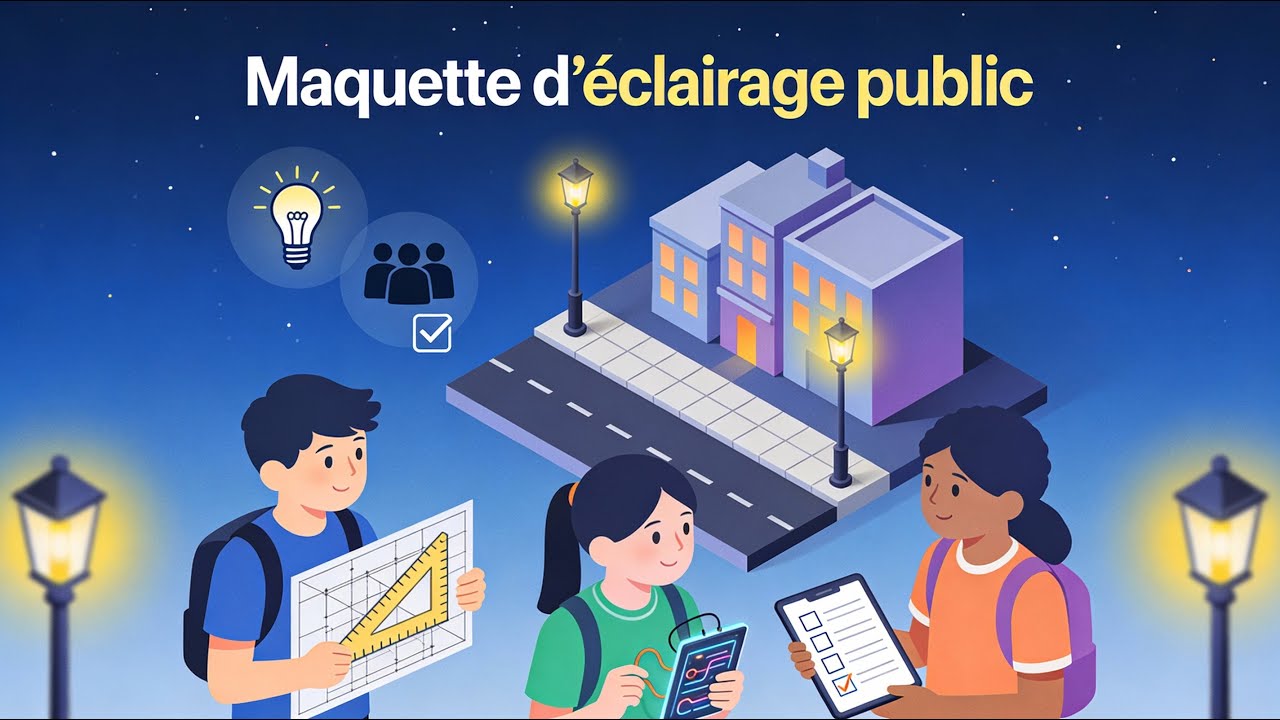 Construire une maquette d’éclairage public en équipe : deviens concepteur ! 🔦👥