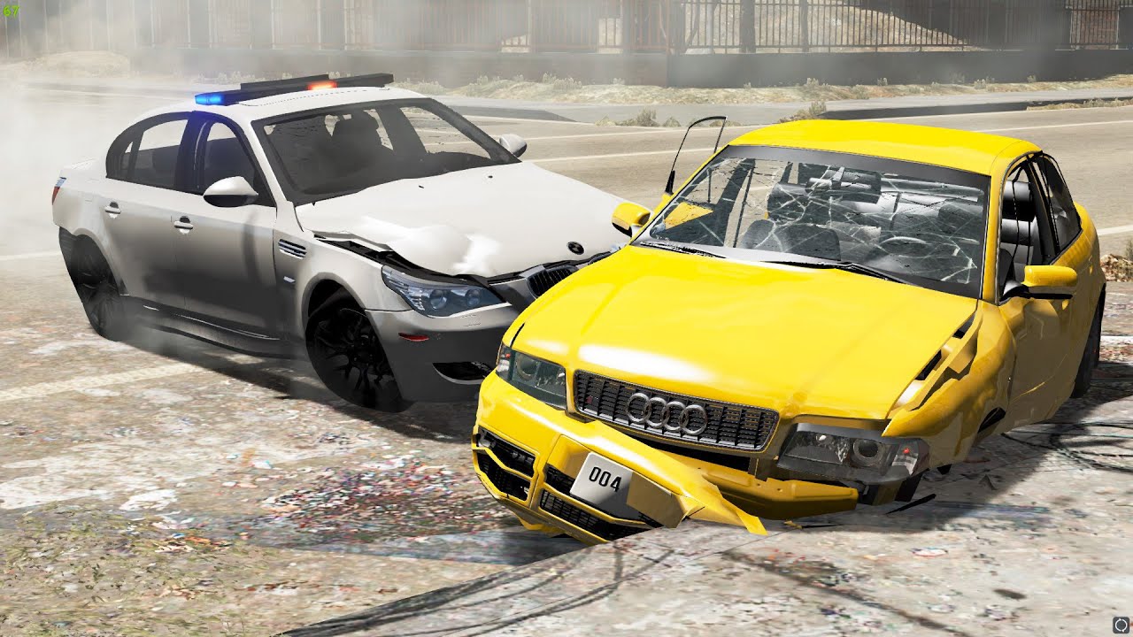 Epic Police Crashes & Takedowns #81 - BeamNG Drive | CRASHdriven