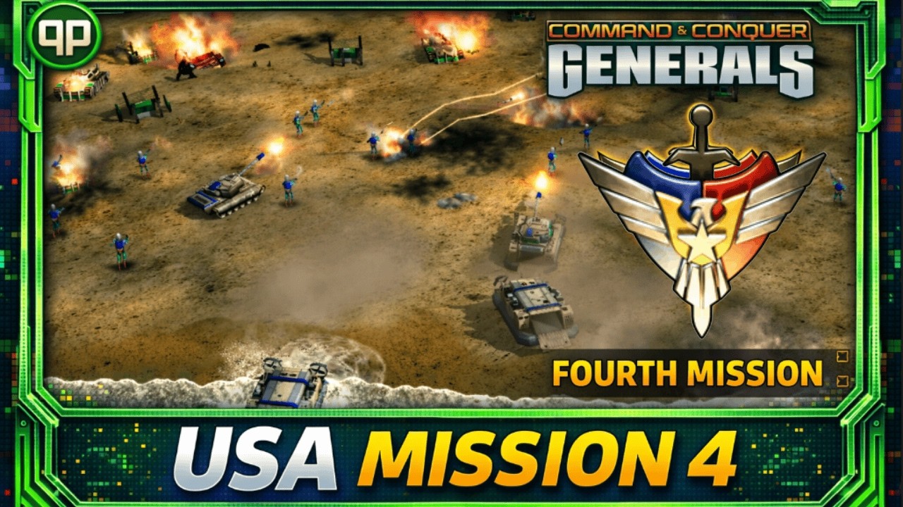 Command & Conquer: Generals – USA Mission 4〔 Amator pe Hard 〕Gameplay Română