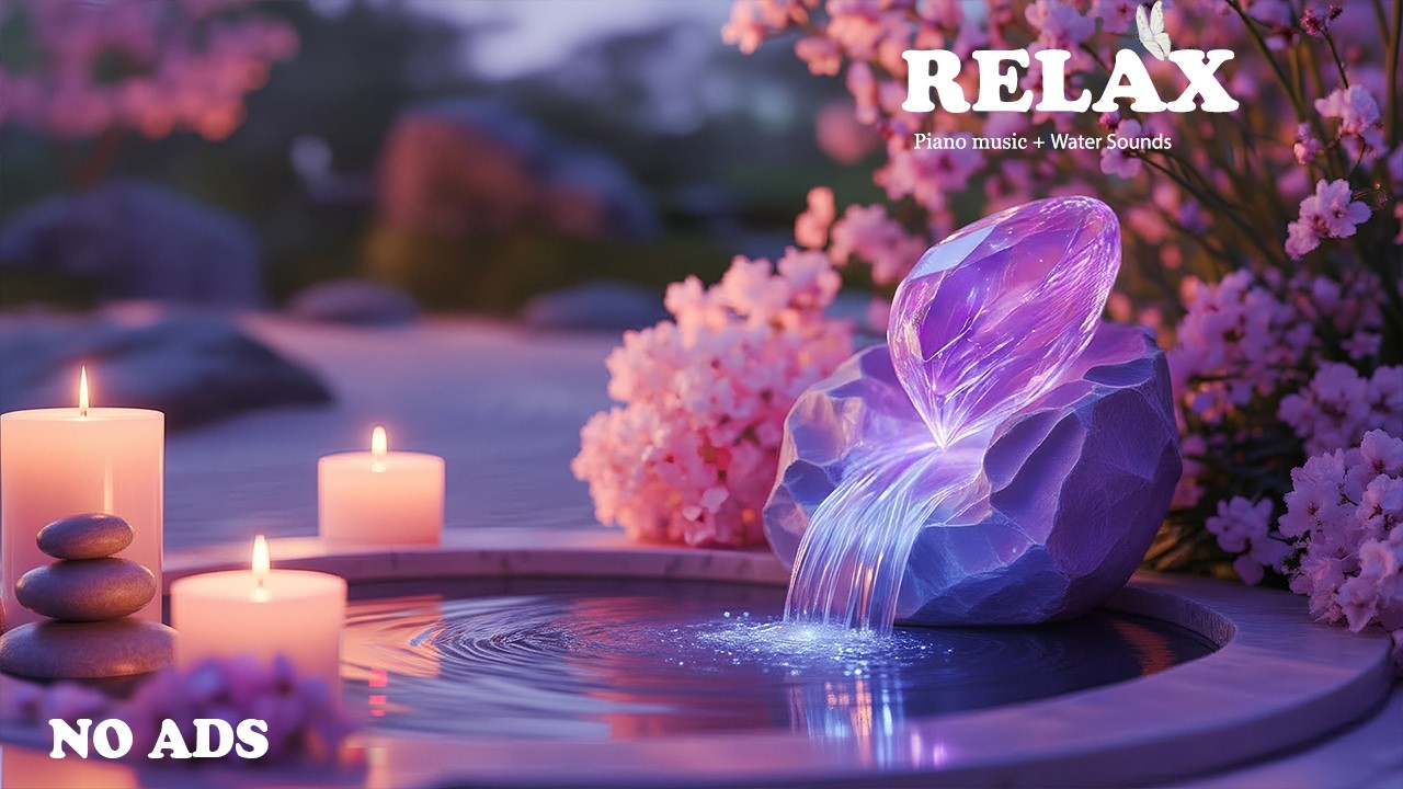 Soft Piano with Water Sounds 🌿 Gentle Healing for a Calm Heart and Mind | Emotional Balance