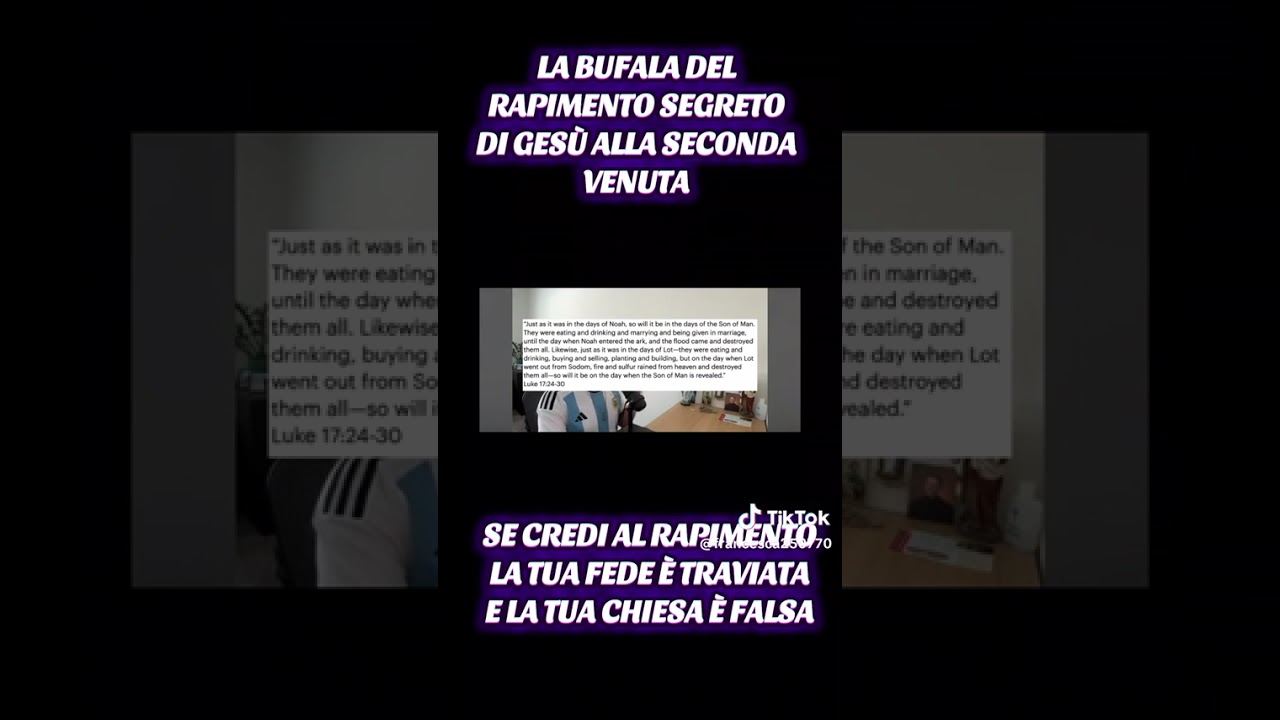 LA BUFALA DEL RAPIMENTO SEGRETO.ATTENZIONE AI FALSI PROFETI 