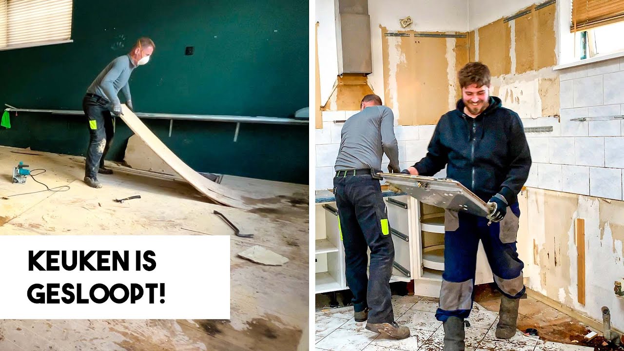 KEUKEN IS GESLOOPT! | VERBOUW VLOG #72