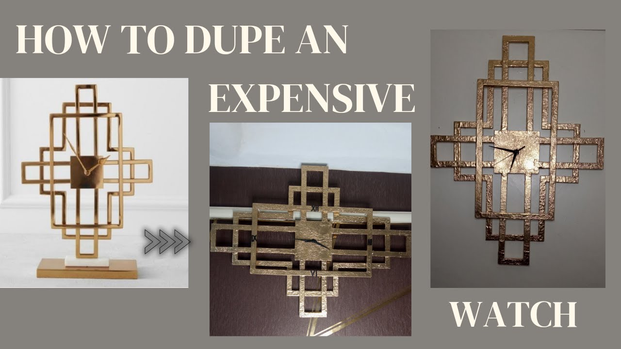 Glam Home Decor/ Z Gallerie Inspired DIY / High End Home Decor