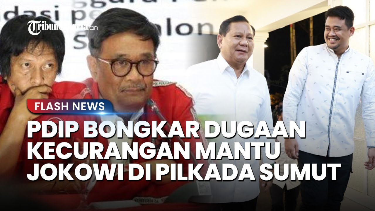 PDIP Bongkar Dugaan Kecurangan Bobby Nasution di Pilkada Sumut, Tuduh Libatkan Oknum Polisi