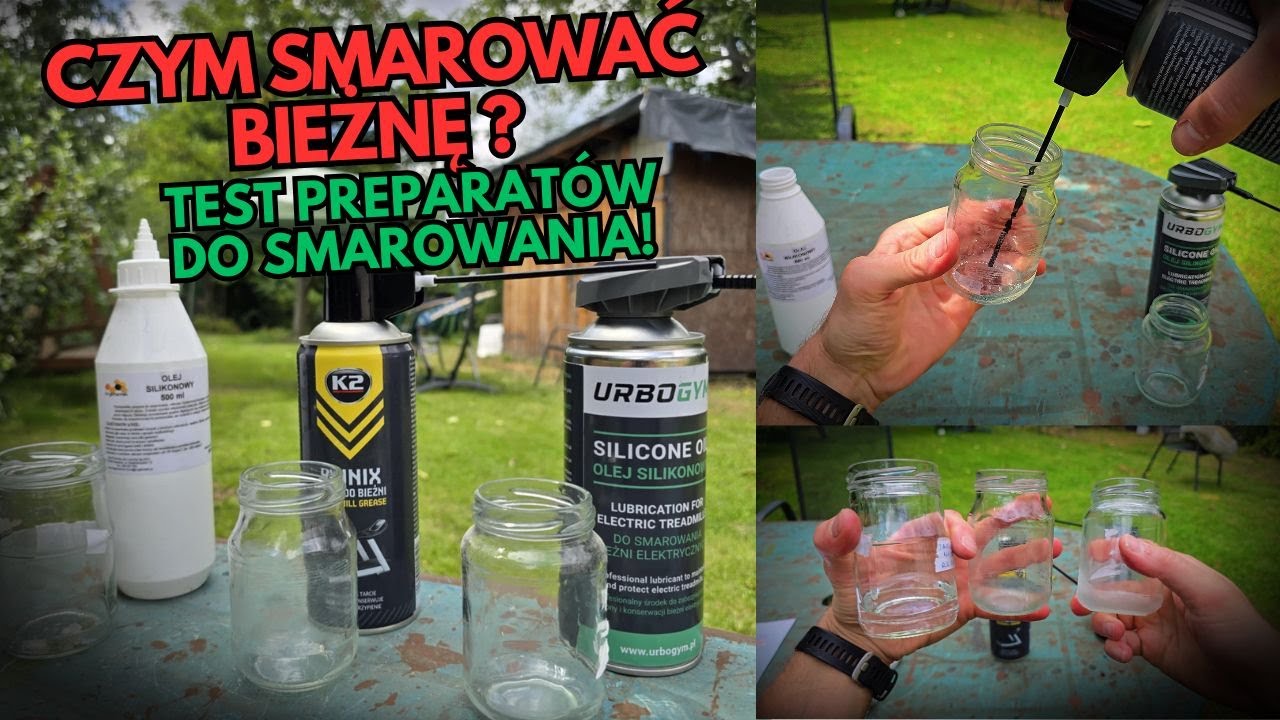 Czym smarować bieżnie elektryczne ? Test preparatów do smarowania !