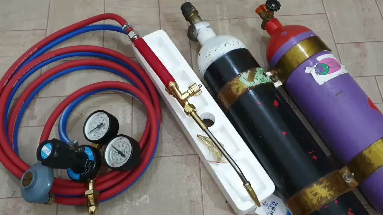 Gas Welding Torch complete kit Portable Gas Welding kit
