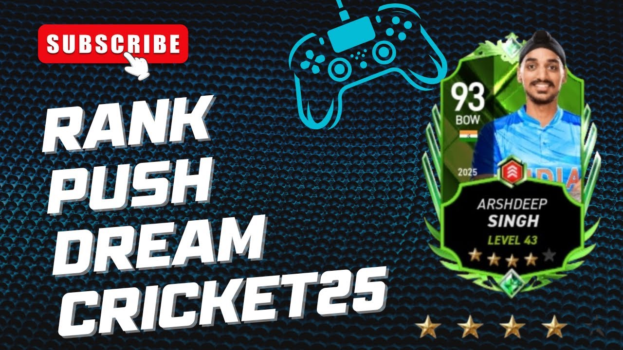 Dream cricket25 rank push