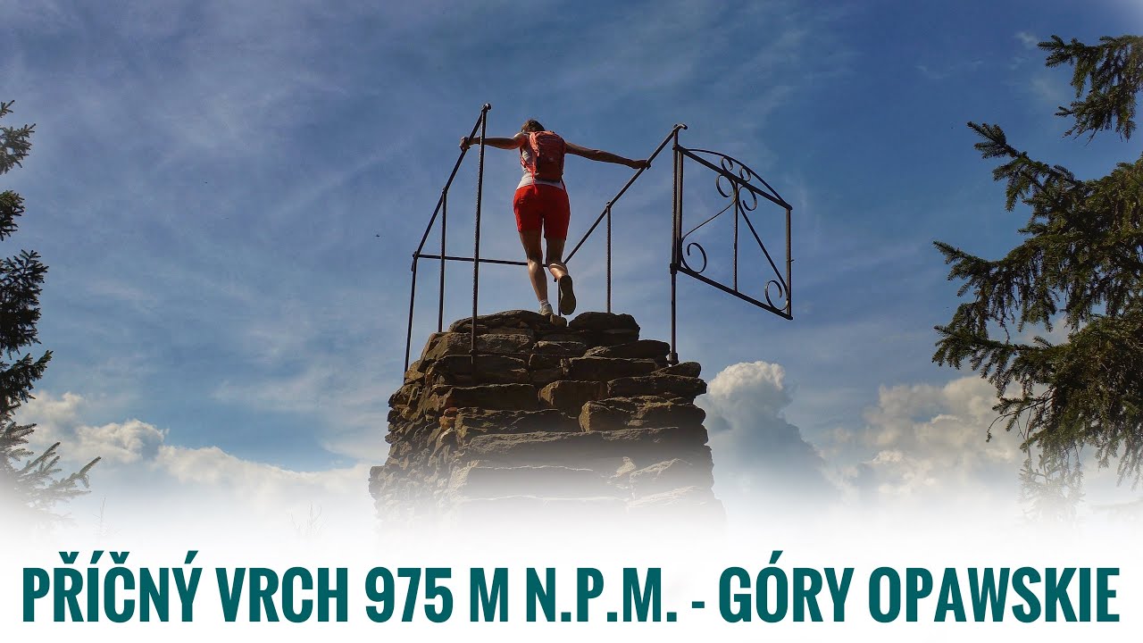 Příčný vrch 975 m n.p.m. - najwyższy szczyt Gór Opawskich