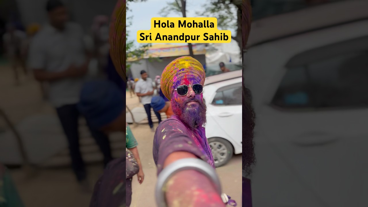 Hola Mohalla Sri Anandpur Sahib &ndash; The Spirit of Khalsa! ⚔️🏇 #shorts #waheguru #goldentemple