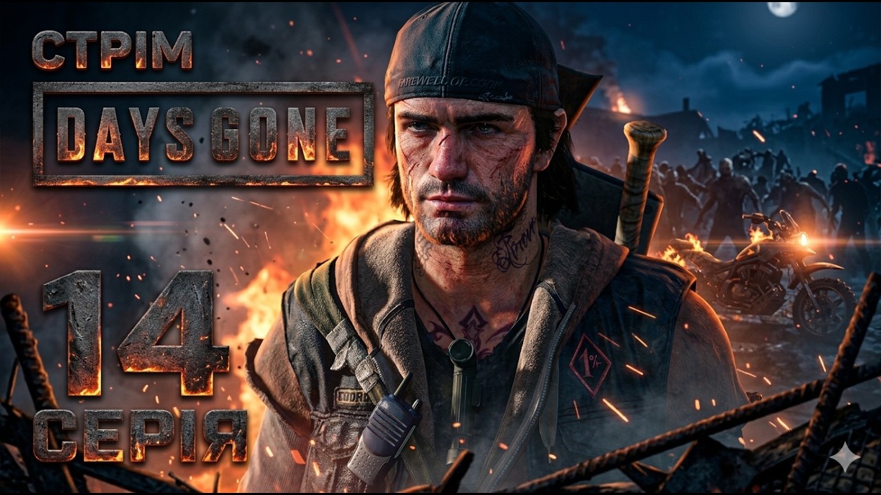 🔥 14 Стрім — Дорога веде до ФІНАЛУ | Найнебезпечніший етап | Days Gone LIVE