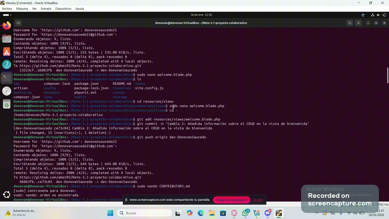 RETO 3.3 PROYECTO COLABORATIVO GITHUB