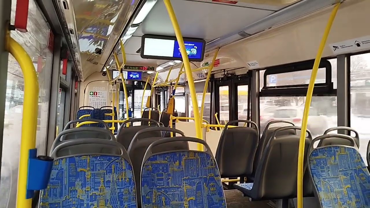 Последние месяцы работы в Москве!Поездка на ЛиАЗ 529265 №031681 по маршруту 286к