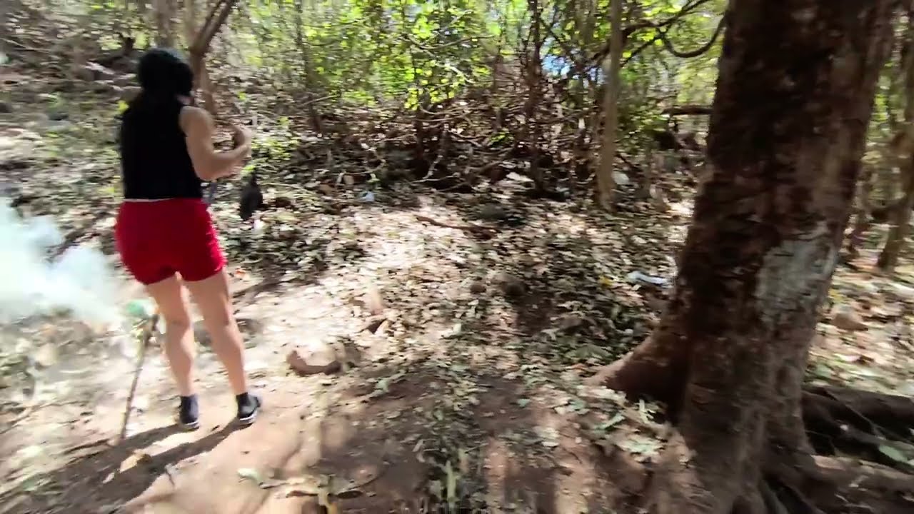 Barriendo el desastre que nos dejó el norte.